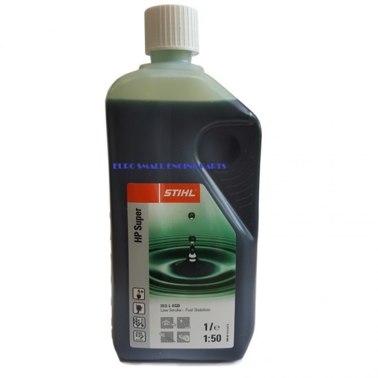 Genuine Stihl HP Super Green 2-Stroke Oil 1 Litre Bottle 