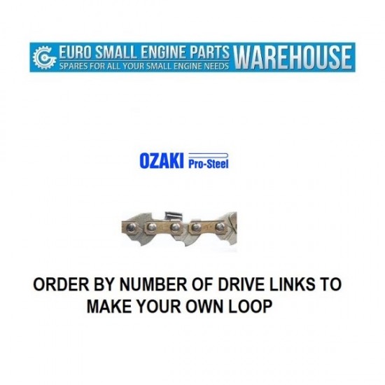 Ozaki Chainsaw Chain .325" X 058" Semi Chisel Per link