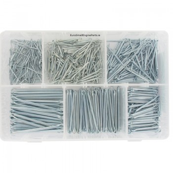 Assortment Split Pins. Contains 555 pcs Assortment Split Pins. Contains 555 pcs