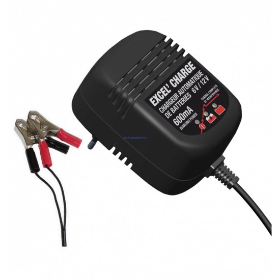 Lawnmower Battery Charger 6v 12v (EXCEL' CHARGE)
