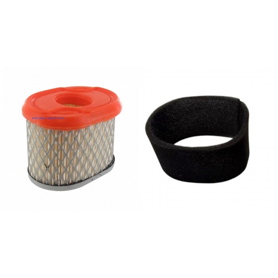 Replacement Briggs and Stratton 550 Series 083152-0151-B1 and 83132-0036-B1 Air Filter and Pre Filter