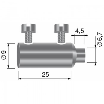 Replacement Cable Connection Clamp With Double Fixation Replacement Cable Connection Clamp With Double Fixation