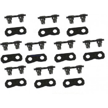 10 preset & plain joining links. 3/8" x .058" 10 preset & plain joining links. 3/8" x .058"