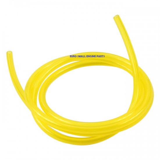 Yellow transparent fuel hose Ø int: 3.5mm Ø: ext: 6.5mm x 1 Metre