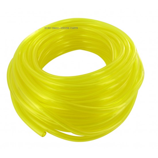 Yellow transparent fuel hose. L: 15m Ø int: 2.5mm Ø: ext.: 5mm