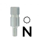 Universal Strimmer Gearbox Adaptor N Profile 10 teeth Universal Strimmer Gearbox Adaptor N Profile 10 teeth
