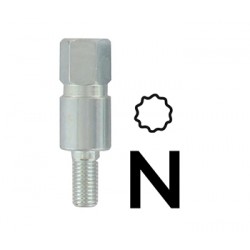 Universal Strimmer Gearbox Adaptor N Profile 10 teeth Universal Strimmer Gearbox Adaptor N Profile 10 teeth