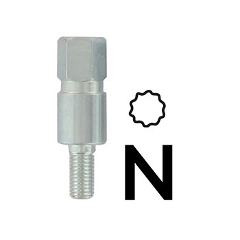 Universal Strimmer Gearbox Adaptor N Profile 10 teeth