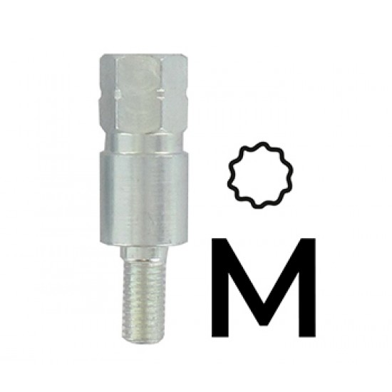 Universal Strimmer Gearbox M Profile Adaptor