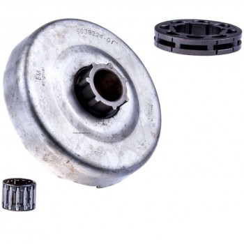 Genuine Husqvarna 362xp 365 371xp 372xp Sprocket & Rim & Bearing 3/8" Genuine Husqvarna 362xp 365 371xp 372xp Sprocket & Rim & Bearing 3/8"