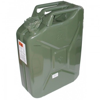 Green Steel Fuel Tank Jerry Can 20 Litre Green Steel Fuel Tank Jerry Can 20 Litre