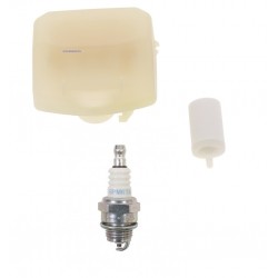 Replacement Husqvarna 340 345 346 350 353 & Jonsered Service Kit Air Filter Fuel Filter Spark Plug Replacement Husqvarna 340 345 346 350 353 & Jonsered Service Kit Air Filter Fuel Filter Spark Plug