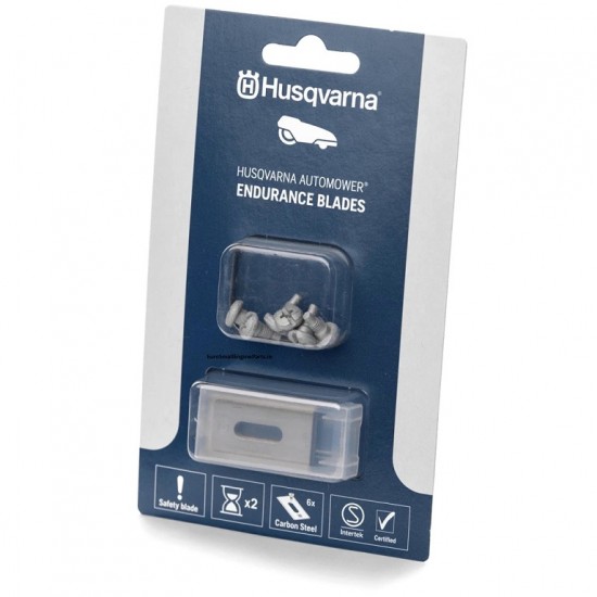 Genuine Husqvarna Automower Endurance Blades Pack Of 6 595 08 44-01 Genuine Husqvarna Automower Endurance Blades Pack Of 6 595 08 44-01