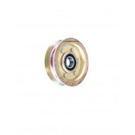 Replacement John Deere L110 L118 L120 L130 Flat Metal Tension Idler Pulley 92.1mm Diameter Replacement John Deere L110 L118 L120 L130 Flat Metal Tension Idler Pulley 92.1mm Diameter