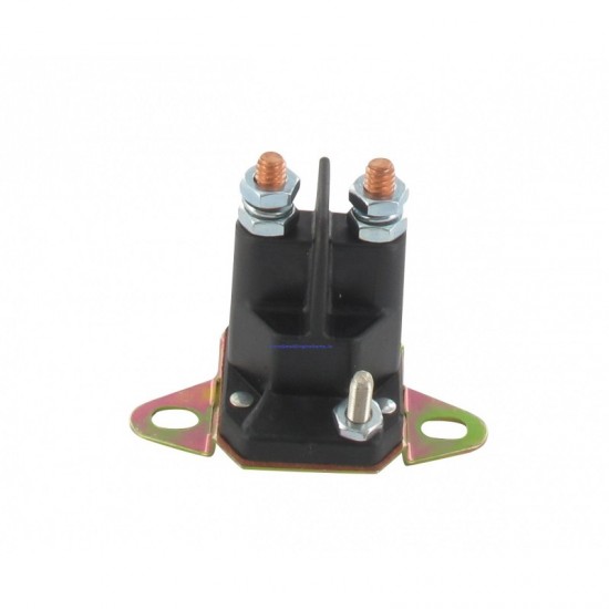 Lawnmower Starter Solenoid With 1/4" Poles 3 Terminal