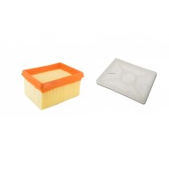 Replacement Makita DPC6430 DPC6440 DPC6441 DPC7330 DPC7331 DPC7340 DPC7341 Main & Screen Air Filter Replacement Makita DPC6430 DPC6440 DPC6441 DPC7330 DPC7331 DPC7340 DPC7341 Main & Screen Air Filter