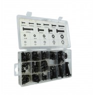 Metric Nut & Bolt Assortment With Washers 240 Piece Metric Nut & Bolt Assortment With Washers 240 Piece