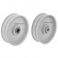 Replacement MTD Ariens Murray Toro Metal Flat Idler Pulley 81mm