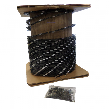 Replacement Semi-chisel Chainsaw Chain Pitch:3/8"LP Gauge .043" x 100FT Roll Replacement Semi-chisel Chainsaw Chain Pitch:3/8"LP Gauge .043" x 100FT Roll