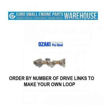 Ozaki Chain Loop 3/8" .050" (1,3mm) x Per Link Semi Chisel Ozaki Chain Loop 3/8" .050" (1,3mm) x Per Link Semi Chisel
