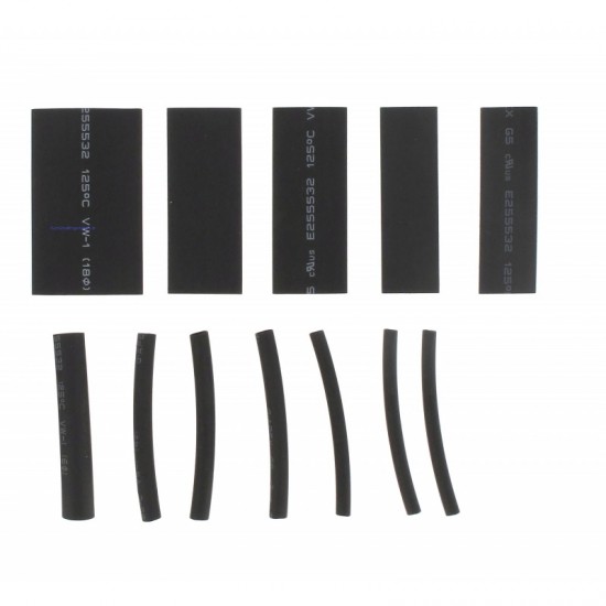 Assorted Heat Shrink tubes. (Contains 12 pcs)