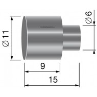 Replacement Sleeve for Cable Outer Ø 9,5mm Replacement Sleeve for Cable Outer Ø 9,5mm
