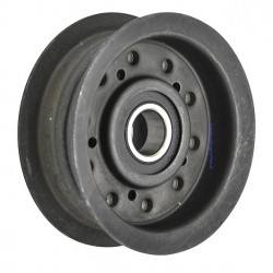 Genuine Solo Al-ko Metal Flat Idler Pulley 76mm Diameter