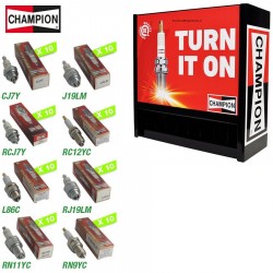 80 Champion Spark Plugs & Free Display Unit Trade