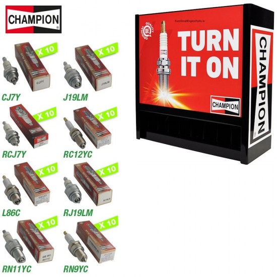 80 Champion Spark Plugs & Free Display Unit Trade
