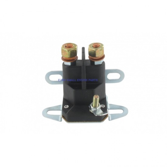 Replacement Lawnmower Starter Solenoid Relay multi-applications 3 clamps with lateral and interior connection