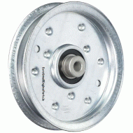 Replacement Cub Cadet Husqvarna Flat Pulley with Bearing 123.8mm O.D