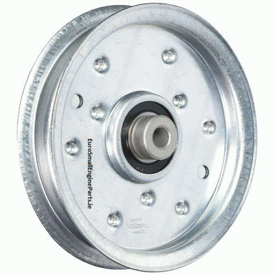 Replacement Cub Cadet Husqvarna Flat Pulley with Bearing 123.8mm O.D