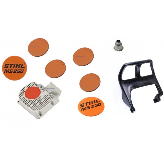 Genuine Stihl 021 023 025 MS210 MS230 MS250 Chain Brake Handle & Recoil Starter Cover