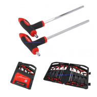 16 Piece Mechanics T-Handle Ball Point Hex & Star Driver Torx Set Hex Allen Keys 16 Piece Mechanics T-Handle Ball Point Hex & Star Driver Torx Set Hex Allen Keys