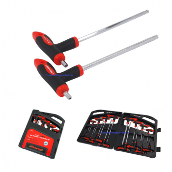 16 Piece Mechanics T-Handle Ball Point Hex & Star Driver Torx Set Hex Allen Keys 16 Piece Mechanics T-Handle Ball Point Hex & Star Driver Torx Set Hex Allen Keys