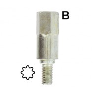 Universal Strimmer Gearbox B Profile Adaptor 8 Teeth Universal Strimmer Gearbox B Profile Adaptor 8 Teeth